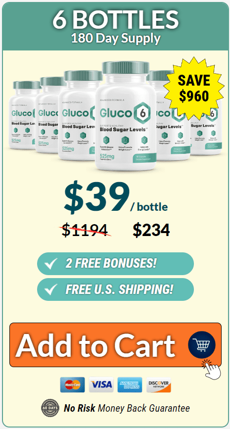 gluco6 6 bottles